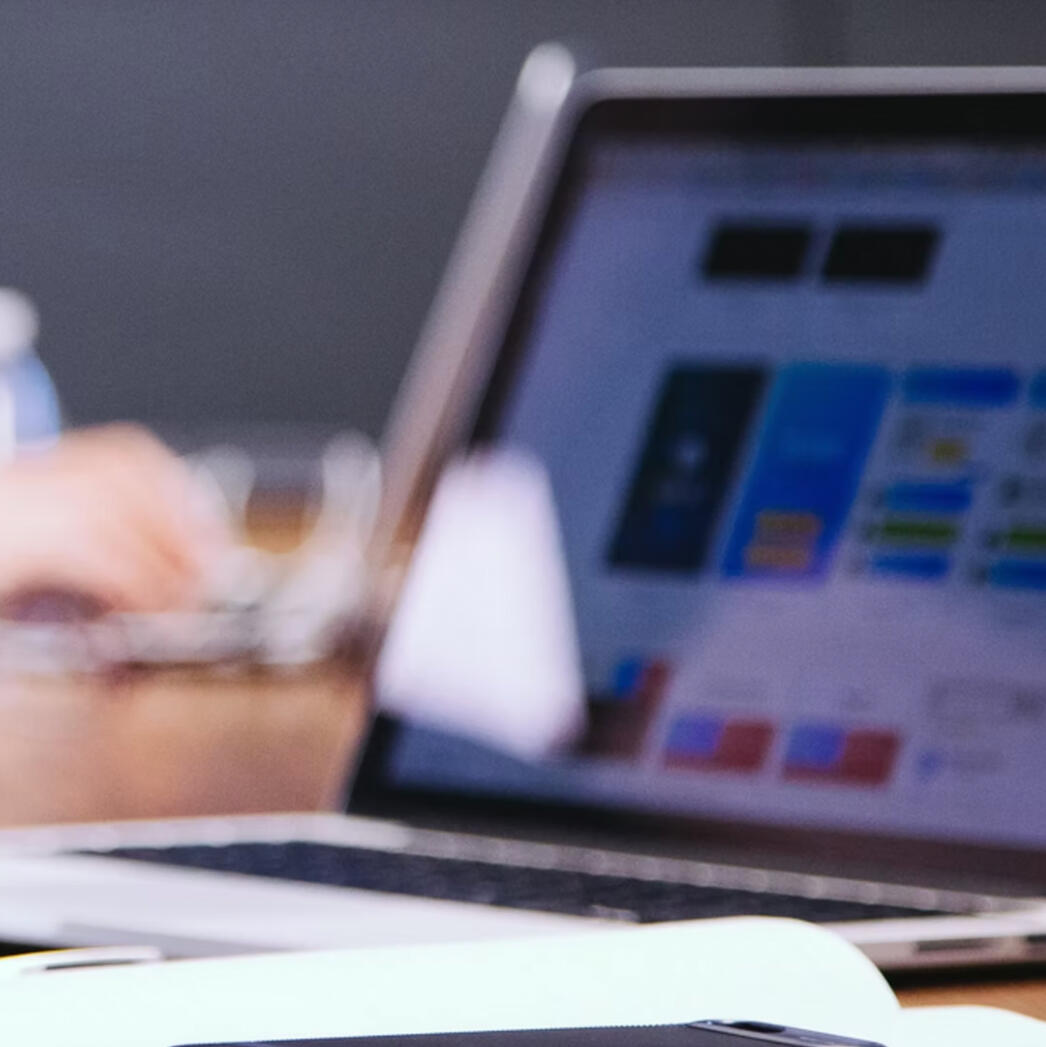 Contact Us Image of a computer screen showing contact information